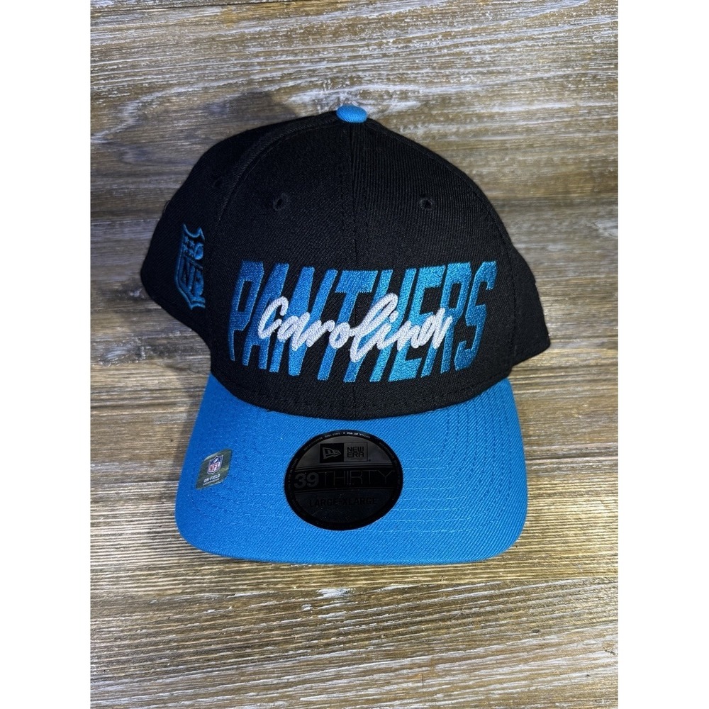 Carolina Panthers New Era 39THIRTY 2022 NFL Draft Hat‎ Men's Size L/XL NWT
